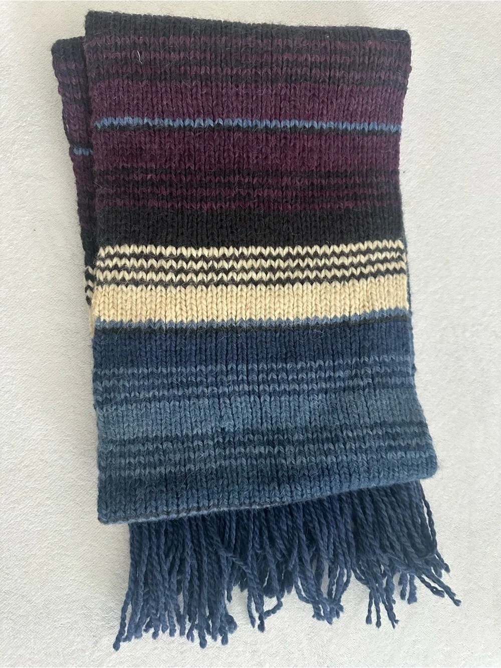 Light Blue Alpaca Knit Accessory